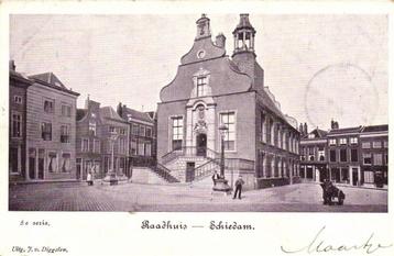 Raadhuis - Schiedam. - 5e serie. - 1902 gelopen beschikbaar voor biedingen