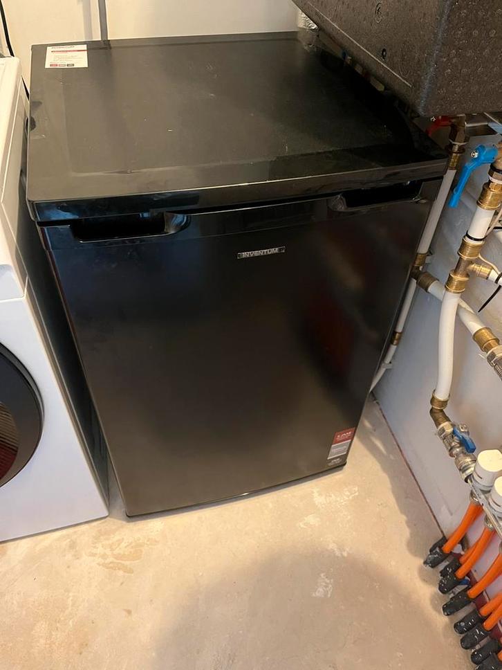 Inventum VR550B Vriezer - Zwart, Witgoed en Apparatuur, Koelkasten en IJskasten, Gebruikt, Met aparte vriezer, 75 tot 100 liter