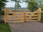 Mooie poorten op maat, landhek, poort, toegangspoort, Tuin en Terras, Ophalen, Nieuw, 150 tot 200 cm, Hout