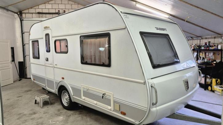 Tabbert Vivaldi 450TD Fransbed, Mover., Caravans en Kamperen, Caravans, Particulier, tot en met 4, Rondzit, Tabbert, Frans bed