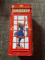 Engelse telefooncel spaarpot, Ophalen, Zo goed als nieuw, Metaal of Blik