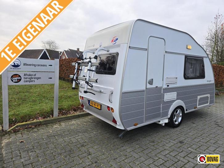 Kip Kompakt 37 EK met mover en vloerverw., Caravans en Kamperen, Caravans, Bedrijf, tot en met 2, 500 - 750 kg, Treinzit, Kip