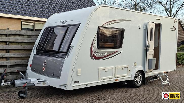 Elddis Avante 462 Mover,Luifel,Fietsd., Caravans en Kamperen, Caravans, Bedrijf, tot en met 2, 1000 - 1250 kg, Standaardzit, Elddis