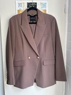 Bruine nikkie blazer, Ophalen of Verzenden, Zo goed als nieuw, Maat 42/44 (L), Bruin