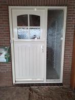 Hardhouten Voordeur - 93x211cm, Ophalen, Kunststof, Gebruikt, Buitendeur