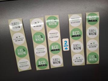 verschillende stickers beschikbaar voor biedingen