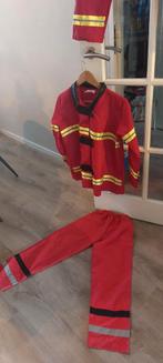 Brandweerman verkleedkleren 10/12 jr, Kinderen en Baby's, Carnavalskleding en Verkleedspullen, Ophalen of Verzenden, Zo goed als nieuw