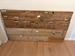 Super gaaf oud steigerhout wandbord! 140x80, Doe-het-zelf en Verbouw, Hout en Planken, Ophalen, 25 tot 50 mm, Zo goed als nieuw
