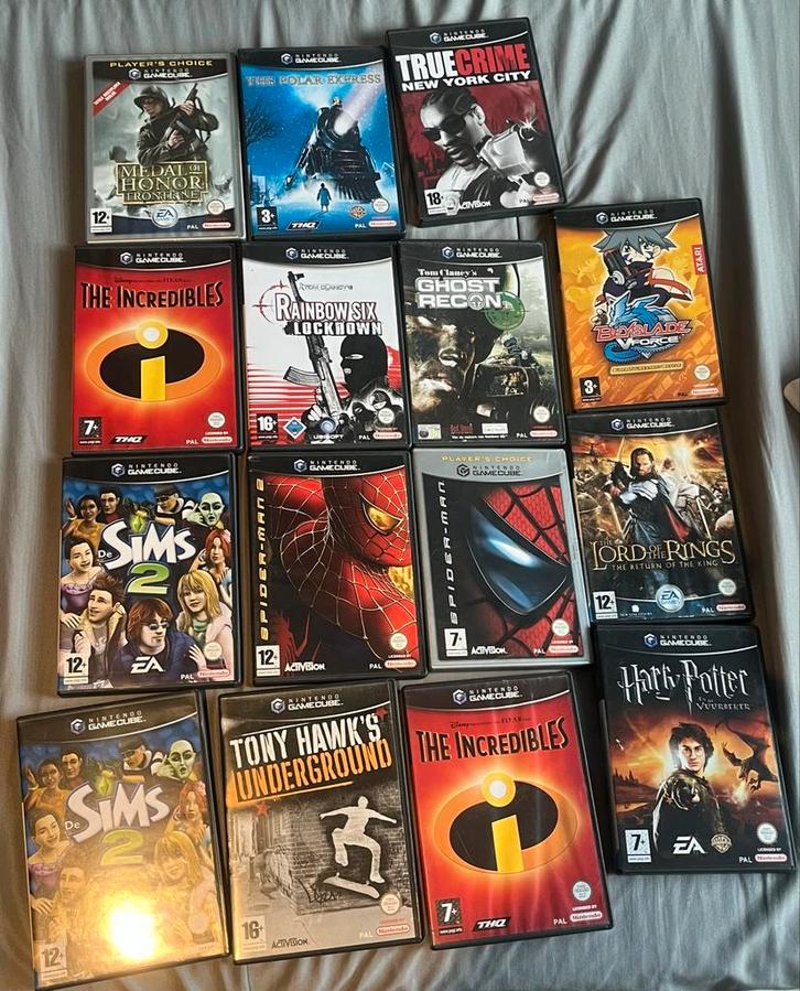GameCube Games - Diverse Titels, Spelcomputers en Games, Games | Nintendo GameCube, Gebruikt, Avontuur en Actie, 1 speler, Vanaf 7 jaar