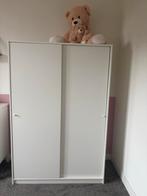 Ikea KLEPPSTAD Schuifdeurkast - Wit - 117x55x176 cm, Huis en Inrichting, Kasten | Kledingkasten, Ophalen, Kunststof, 100 tot 150 cm