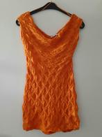 Mooie oranje koker jurk van Zara maat 36/38., Zara, Oranje, Ophalen of Verzenden, Zo goed als nieuw