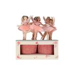 Meri Meri - Ballerina cupcake kit (x24), Ophalen of Verzenden, Zo goed als nieuw, Cupcakes, Versiering