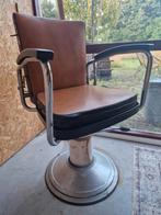 Oude/vintage kappersstoel, Ophalen, Minder dan 50 cm, Gebruikt, Vintage / industrieel