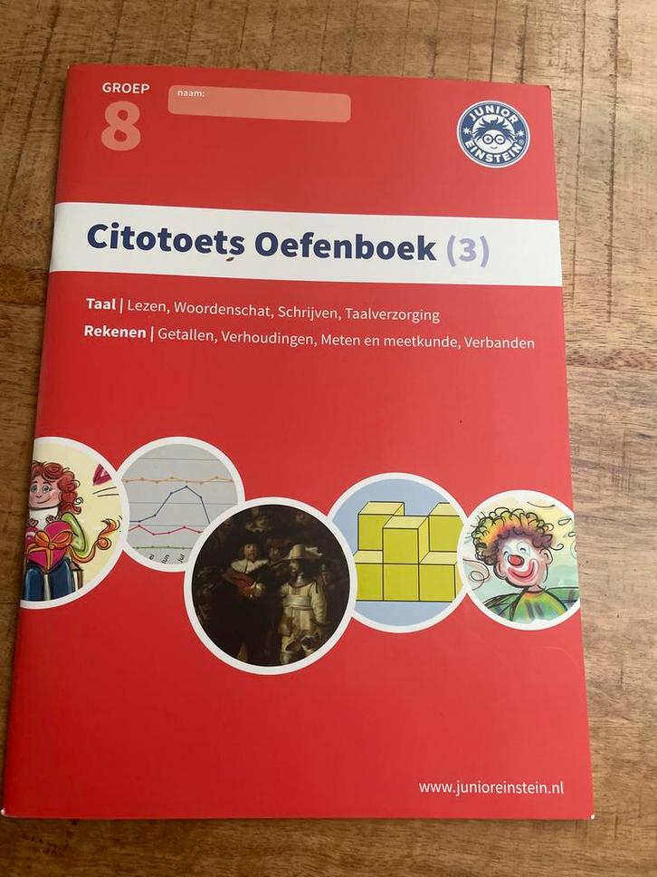 Junior Einstein Cito Oefenboek 3, Boeken, Studieboeken en Cursussen, Zo goed als nieuw, Niet van toepassing, Ophalen of Verzenden