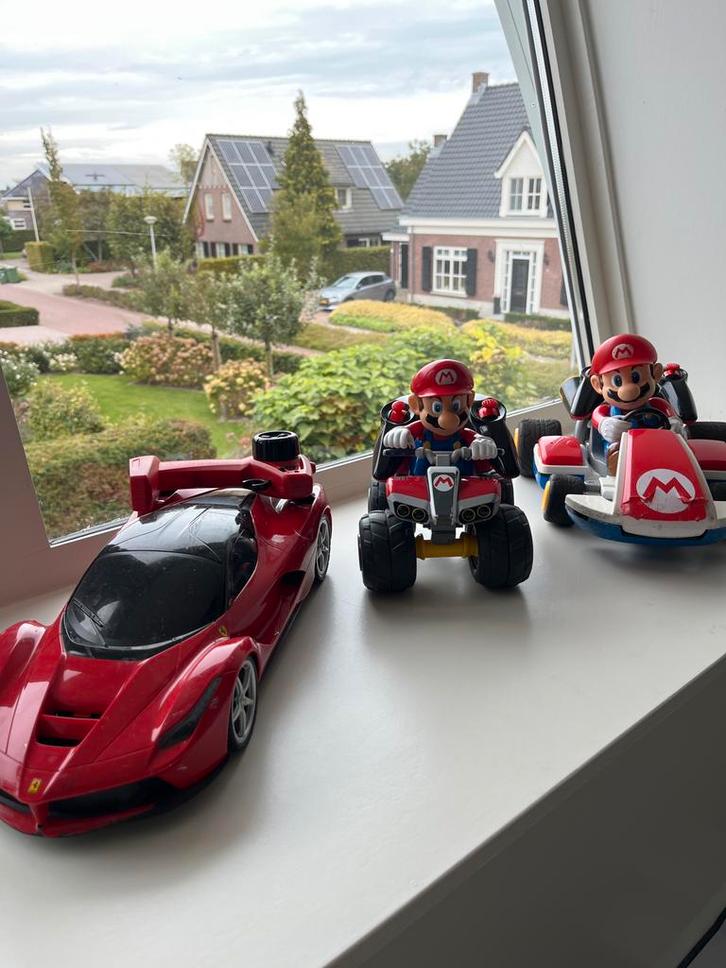 Bestuurbare auto's - Mario Kart, Kinderen en Baby's, Speelgoed | Speelgoedvoertuigen, Gebruikt, Afstandsbediening, Ophalen of Verzenden