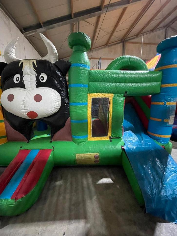 Springkussen Multiplay Koe, Hobby en Vrije tijd, Feestartikelen | Verhuur, Zo goed als nieuw, Overige, Ophalen