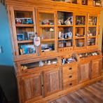 Grote Teakhouten Buffetkast / Vitrinekast grutterskast, Huis en Inrichting, Kasten | Buffetkasten, Ophalen, 50 tot 75 cm, Teakhout