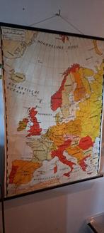 Oude Europa Schoolkaart - Voor WOII, Ophalen of Verzenden, Aardrijkskunde