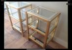 Etagere messing/bijzettafel, Ophalen of Verzenden, Zo goed als nieuw