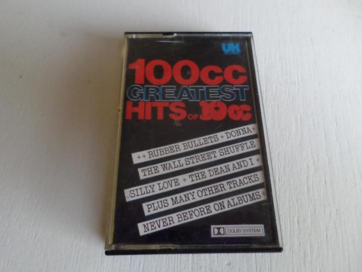 10cc - 100cc - Greatest Hits Of 10cc Cassette, Cd's en Dvd's, Cassettebandjes, Zo goed als nieuw, Origineel, Pop, Ophalen of Verzenden