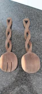 Houten sla bestek., Huis en Inrichting, Ophalen of Verzenden, Hout