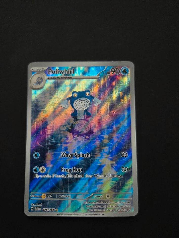 Poliwrath 176/165 Pokemon 151 Illustration rare, Hobby en Vrije tijd, Verzamelkaartspellen | Pokémon, Zo goed als nieuw, Booster