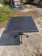 6 terrastafeltjes, Ophalen, Gebruikt, Vierkant, Hout
