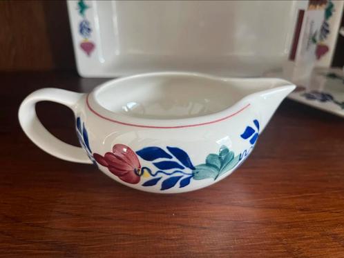 Twee boerenbont melkkannetjes, Huis en Inrichting, Keuken | Servies, Nieuw, Boerenbont, Aardewerk, Ophalen