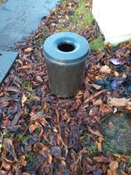 zelfdovende prullenbak, Gebruikt, Ophalen of Verzenden, Minder dan 10 liter, Metaal