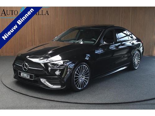 Mercedes-Benz C-Klasse 180 AMG Panodak Leer Camera Nightpack, Auto's, Mercedes-Benz, Bedrijf, Te koop, C-Klasse, ABS, Achteruitrijcamera