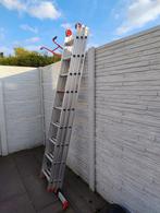 Altrex ladder 3x9 treden met afstandhouder, Doe-het-zelf en Verbouw, Ladders en Trappen, Ophalen, Zo goed als nieuw, Ladder, Opvouwbaar of Inschuifbaar