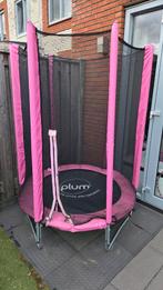 Plum Trampoline Roze met veiligheidsnet rits tuin, Kinderen en Baby's, Speelgoed | Buiten | Trampolines, Ophalen, Zo goed als nieuw