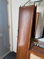 Teakhouten kastdeuren, Doe-het-zelf en Verbouw, Hout en Planken, Ophalen, Gebruikt, 25 tot 50 mm, Plank