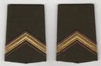 set rangen epauletten Sergeant (B13), Verzamelen, Militaria | Algemeen, Ophalen of Verzenden, Landmacht, Nederland, Embleem of Badge