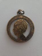 Zilveren Rijksdaalder Wilhelmina - Hand Uitgezaagd 1933, Ophalen of Verzenden, Gebruikt