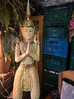 Houten Thaise Tempelwachter Beeld - 120cm, Ophalen