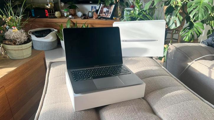 Macbook Air M1 - 256 GB - Defect Scherm, Computers en Software, Apple Macbooks, Gebruikt, MacBook Air, 13 inch, 4 Ghz of meer