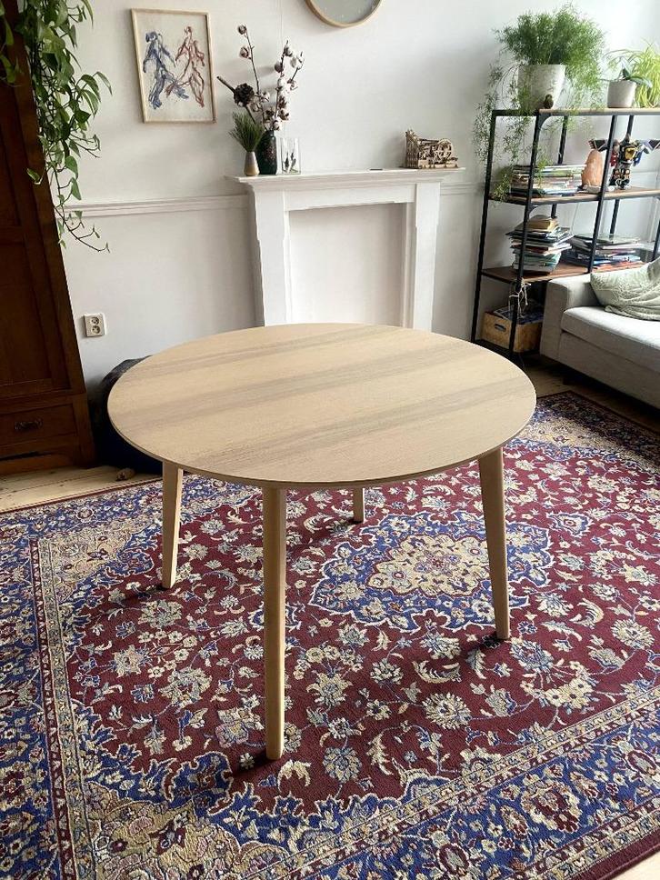 Ronde eettafel "Lisabo", Huis en Inrichting, Tafels | Eettafels, Gebruikt, 100 tot 150 cm, 100 tot 150 cm, Vier personen, Rond