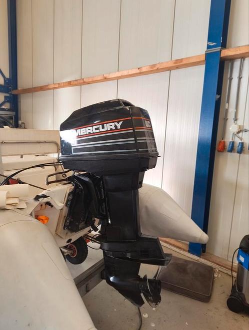 Mercury 60pk 2 takt autolube, Watersport en Boten, Buiten- en Binnenboordmotoren, Zo goed als nieuw, Benzine, Buitenboordmotor