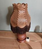 vintage runderhuid lamp, Ophalen, Gebruikt, Minder dan 50 cm