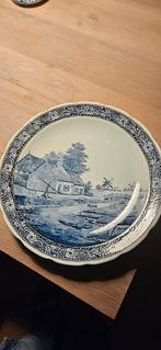 Groot wandbord delftsblauw/j sonneville, Ophalen of Verzenden