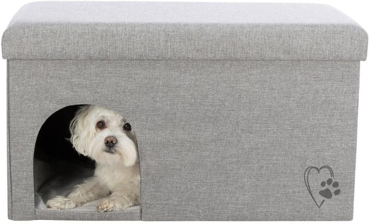 Hondenmand hondenhuis schuilplaats Kimy met opbergvak €39,95, Dieren en Toebehoren, Hondenmanden, Nieuw, Ophalen of Verzenden