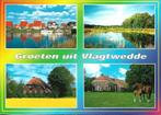 Vlagtwedde- -4-luik., Verzamelen, Ansichtkaarten | Nederland, Verzenden, 1980 tot heden, Gelopen, Groningen
