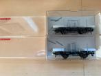 Fleischmann 2x draaischemel wagon 5220, Gelijkstroom, Verzenden, Fleischmann, Wagon