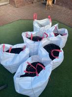 Zakken antraciet split te koop ca. 0,45m3, Tuin en Terras, Ophalen, Overige materialen, Gebruikt, Antraciet