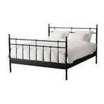 Ikea Svelvik 160x200 compleet met verstelbare lattenbodems., Ophalen, Zwart, Tweepersoons, Zo goed als nieuw