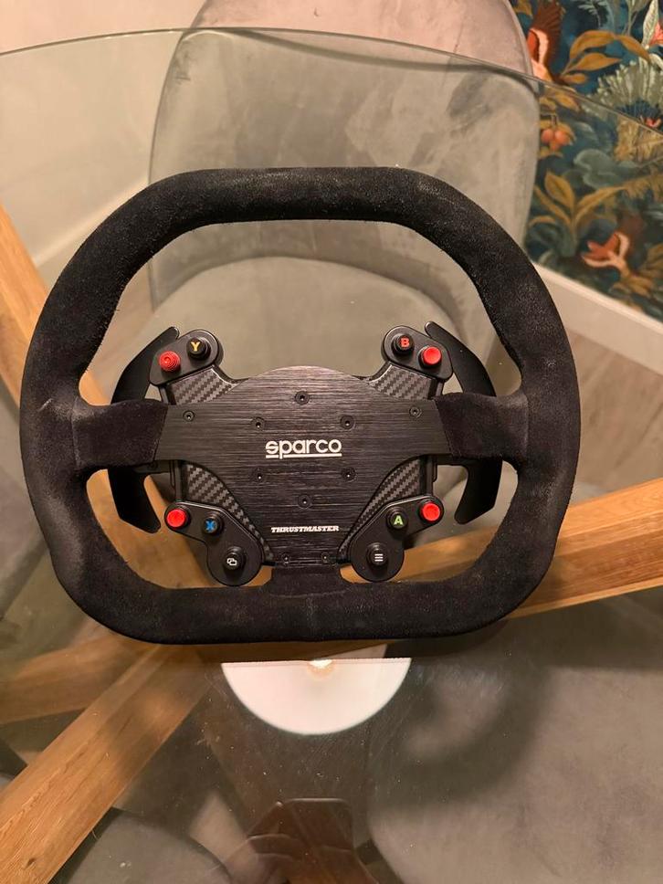 Thrustmaster Sparco p310 Alcantara Add-On - Perfecte Staat!, Computers en Software, Joysticks, Zo goed als nieuw, Ophalen of Verzenden