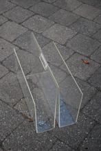 Lectuurbak plexiglas jaren '70, Huis en Inrichting, Woonaccessoires | Krantenbakken en Lectuurbakken, Gebruikt, Ophalen of Verzenden