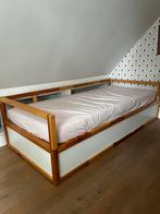 1 persoonsbed Ikea Kura bed/bank, Ophalen, 85 tot 100 cm, Zo goed als nieuw, Lattenbodem