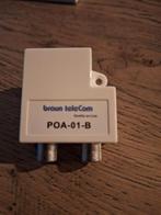 Braun POA-01-B tv splitter, Ophalen of Verzenden, Zo goed als nieuw, Minder dan 2 meter, Coaxiale kabel